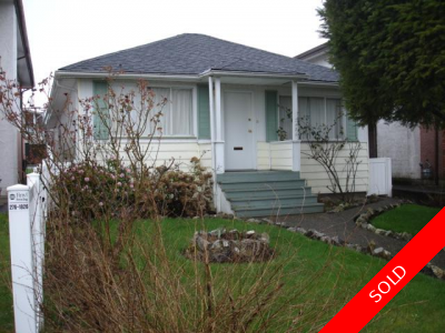 Renfrew Heights Detached for sale: 3 bedroom 1,146 sq.ft. (Listed 2007-03-21)